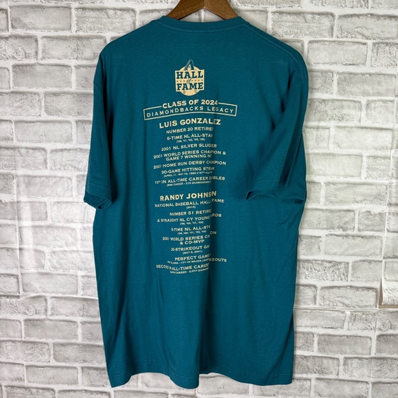 Arizona Diamondbacks Hall Of Fame Game Day Promo Crew Neck T-Shirt Mens XL - Picture 4 of 6